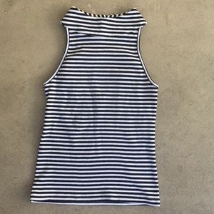 NWOT - Sleeveless Striped Summer Top Made in Korea